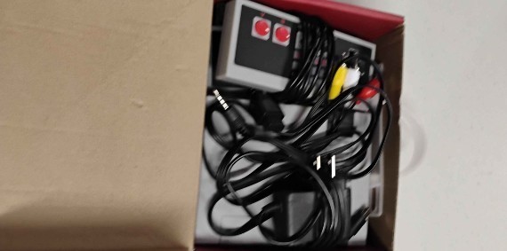 Retro Mini Gaming Console NES 620 Built-In Games Composite RCA AV Red Not HDMI
