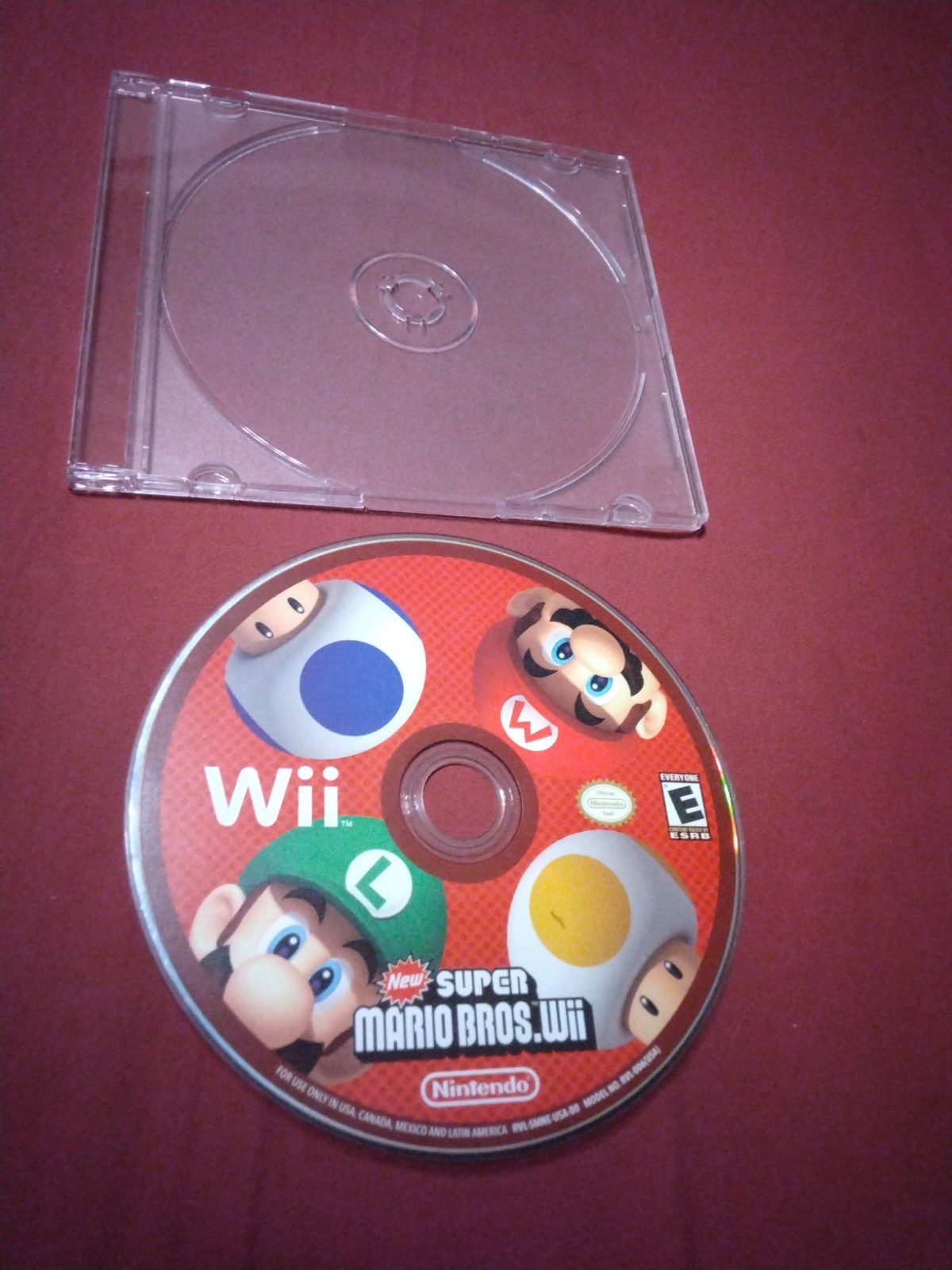Super Mario Bros. Disc Only Nintendo Wii, Tested Working