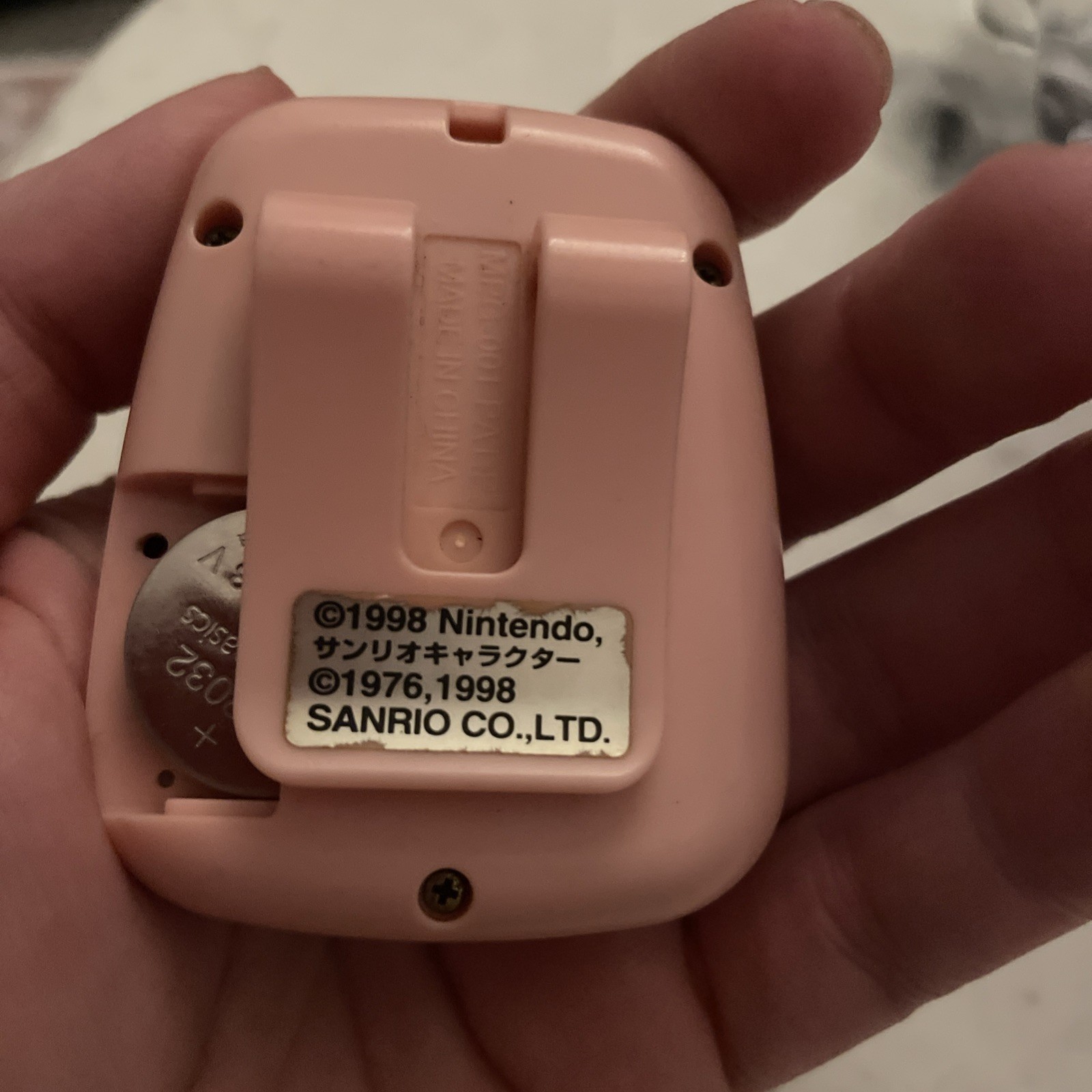 Tested Pocket Hello Kitty Pedometer Nintendo Virtual Pet Game 1998 from Japan