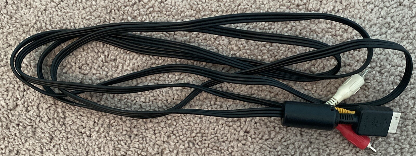 Official Sony Playstation 1 2 3 PS1 PS2 PS3 Audio Video AV Wire Cord! Authentic!