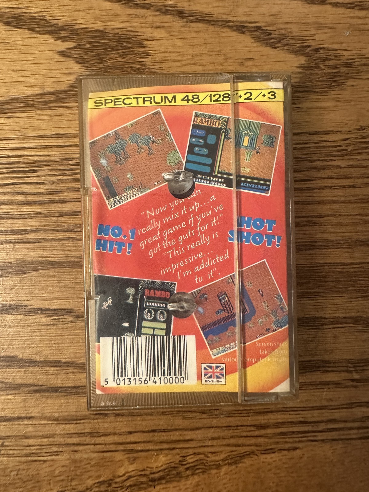 Rambo First Blood Part II – ZX Spectrum 48/128/+2/+3 Cassette Tape Game – The