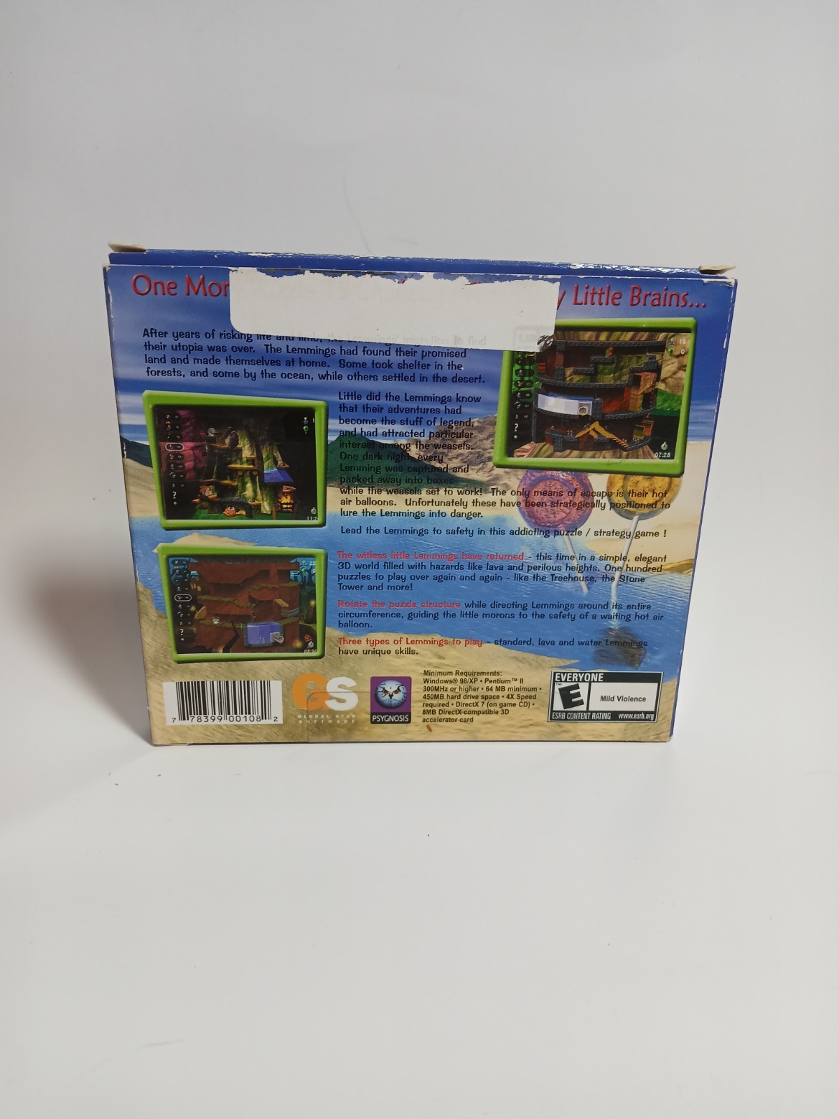 Global Star Software Lemmings Revolution PC CD-ROM Puzzle Game E Everyone