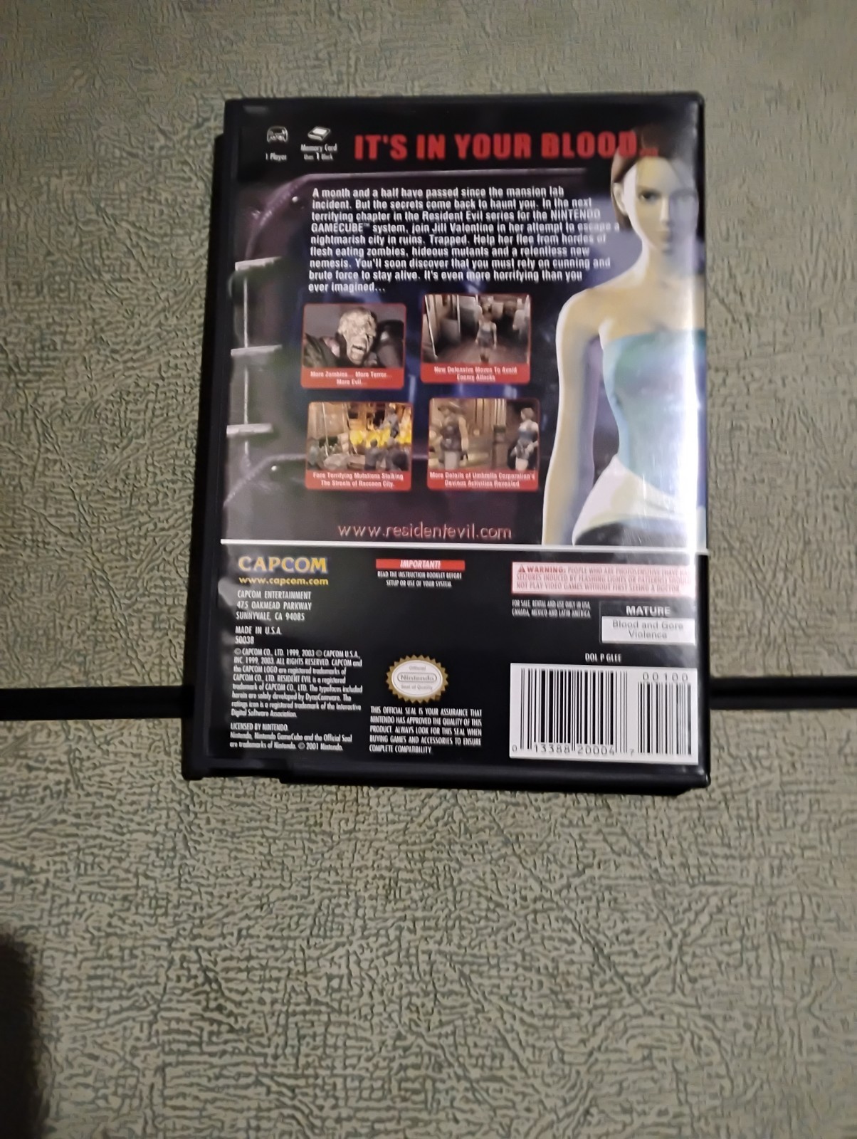 Resident Evil 3 Nemesis GameCube CIB