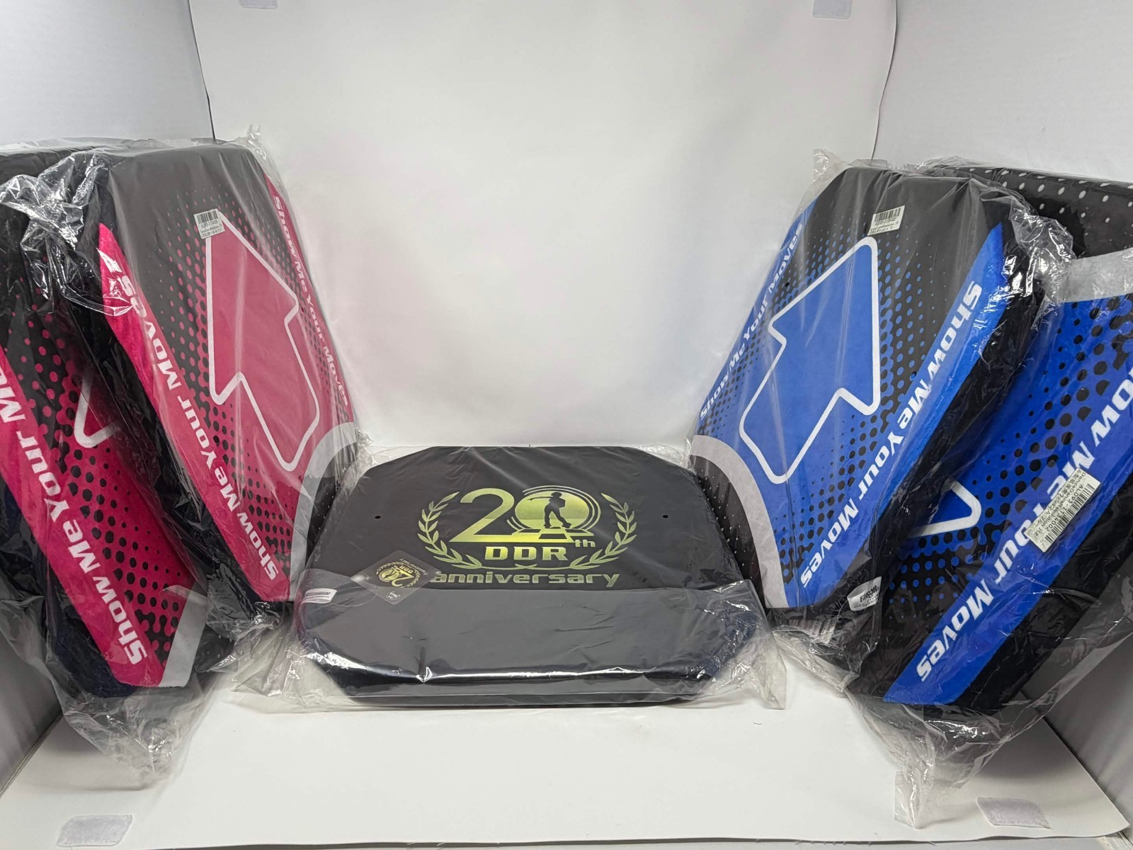 Konami Dance Dance Revolution DDR Cushions 20th Anniversary Edition, Set of 5