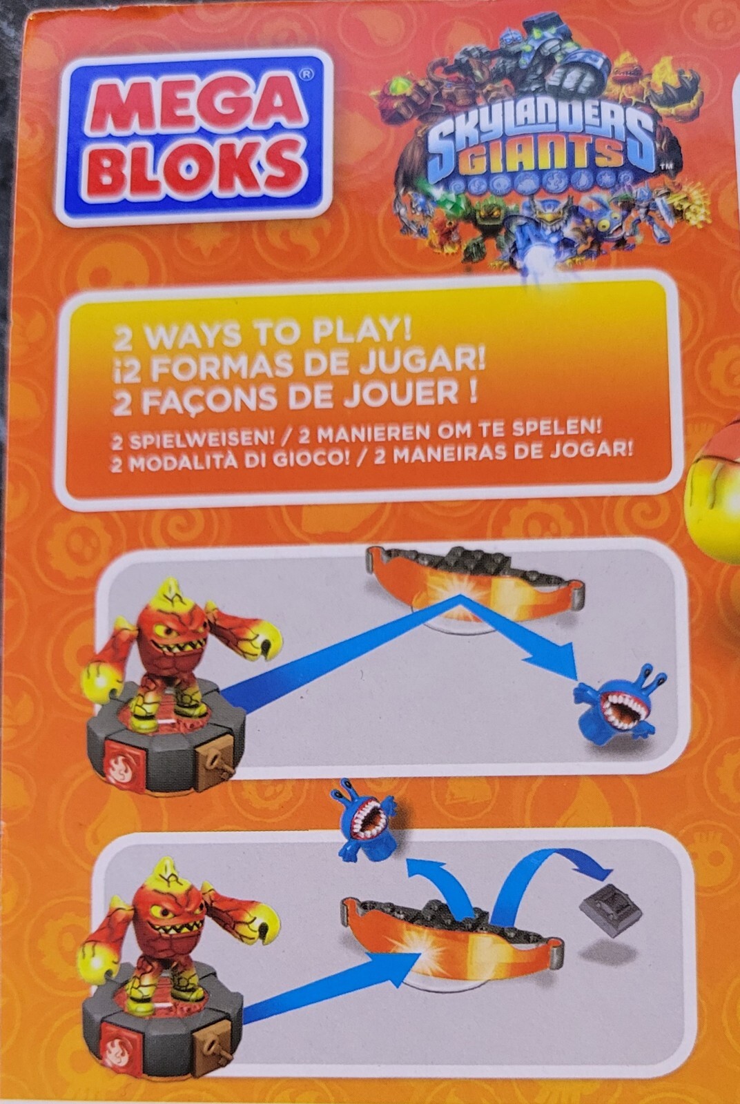 Mega Bloks Skylanders Giants 95437 Series 2 Battle Port Activision 2013 Eruptor