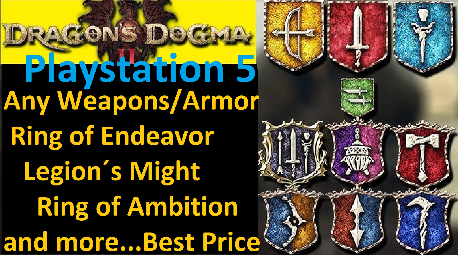 Dragon’s Dogma 2 – Charming Corset Fully Upgraded +4 (Strongest armor) PS5 Only