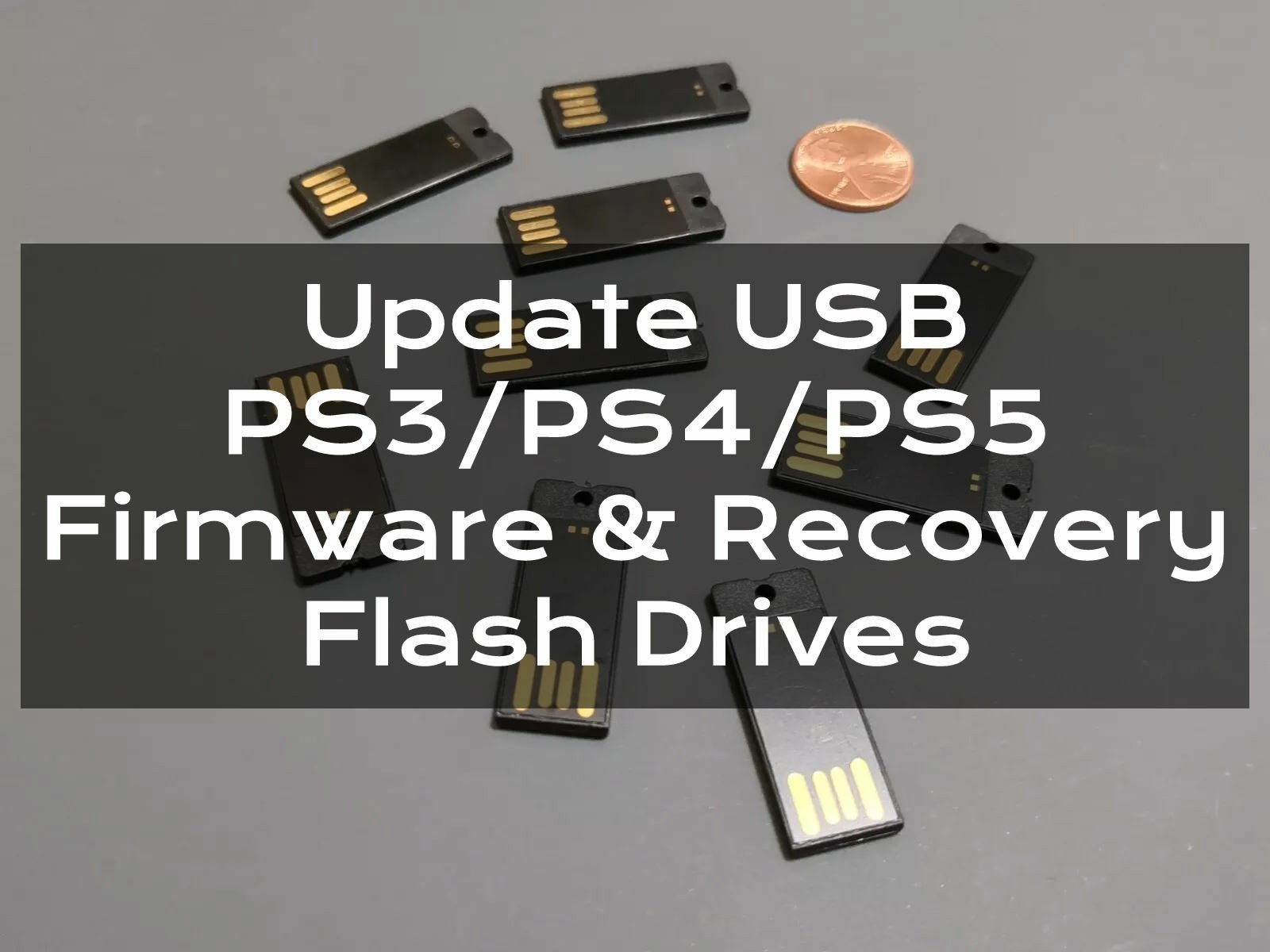 PlayStation Update USB – PS3 PS4 PS5 Sony Firmware Flash Drives Install Recovery