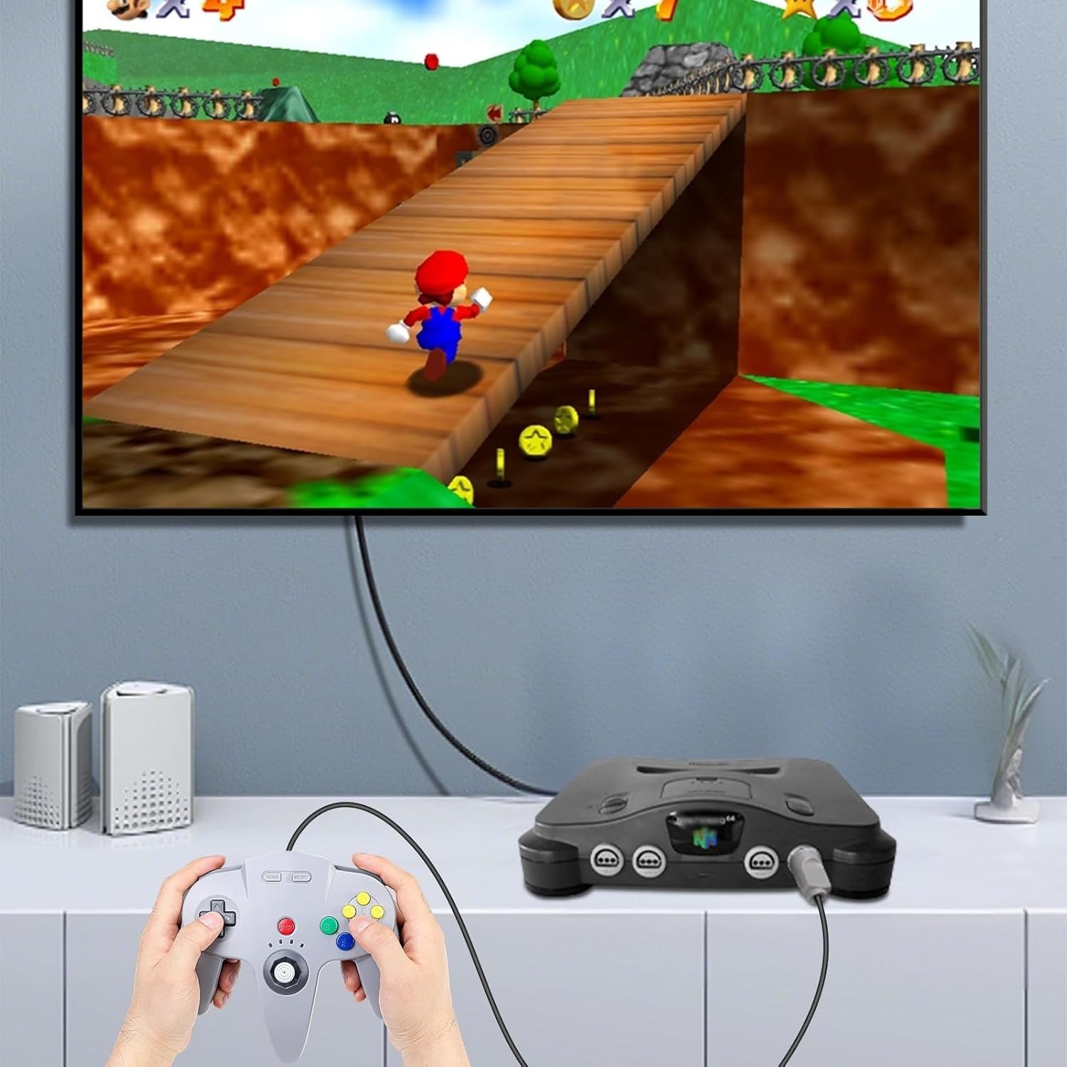 Bitfunx N64 HDMI Adapter 720P 1080P HD Converter Upscale N64 SNES SFC GameCube