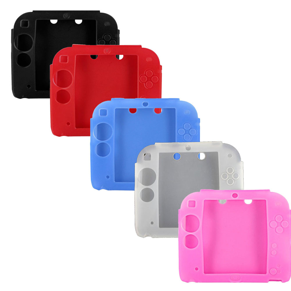 Soft Silicone Gel Rubber Cases Cover Skin for Nintendo 2DS Game Controller US