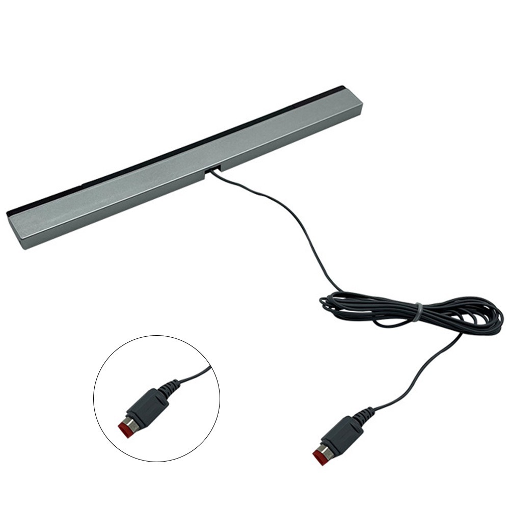 Wired Remote Motion Sensor Bar IR Infrared Ray Inductor for Nintendo Wii / Wii U