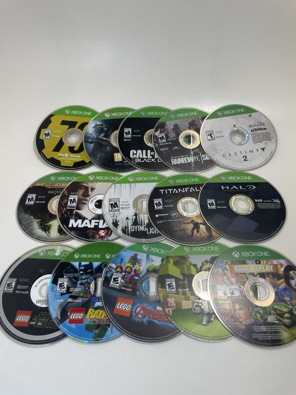 Microsoft Xbox One Game Lot Of 49 Untested Condition Varies