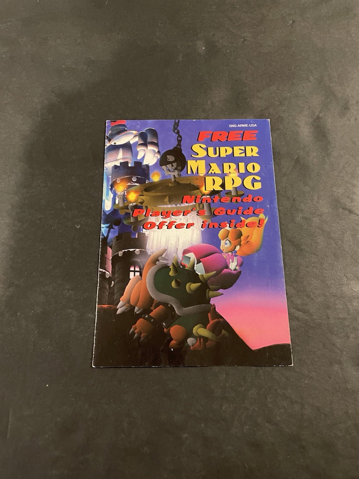 super mario rpg snes authentic Players guide offer Insert only