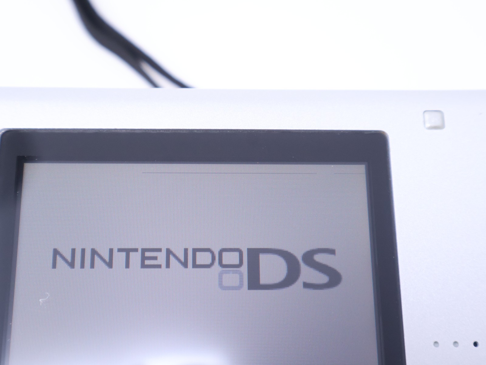 Nintendo DS Handheld Console Tested Working Titanium Silver w/ Charger & Stylus