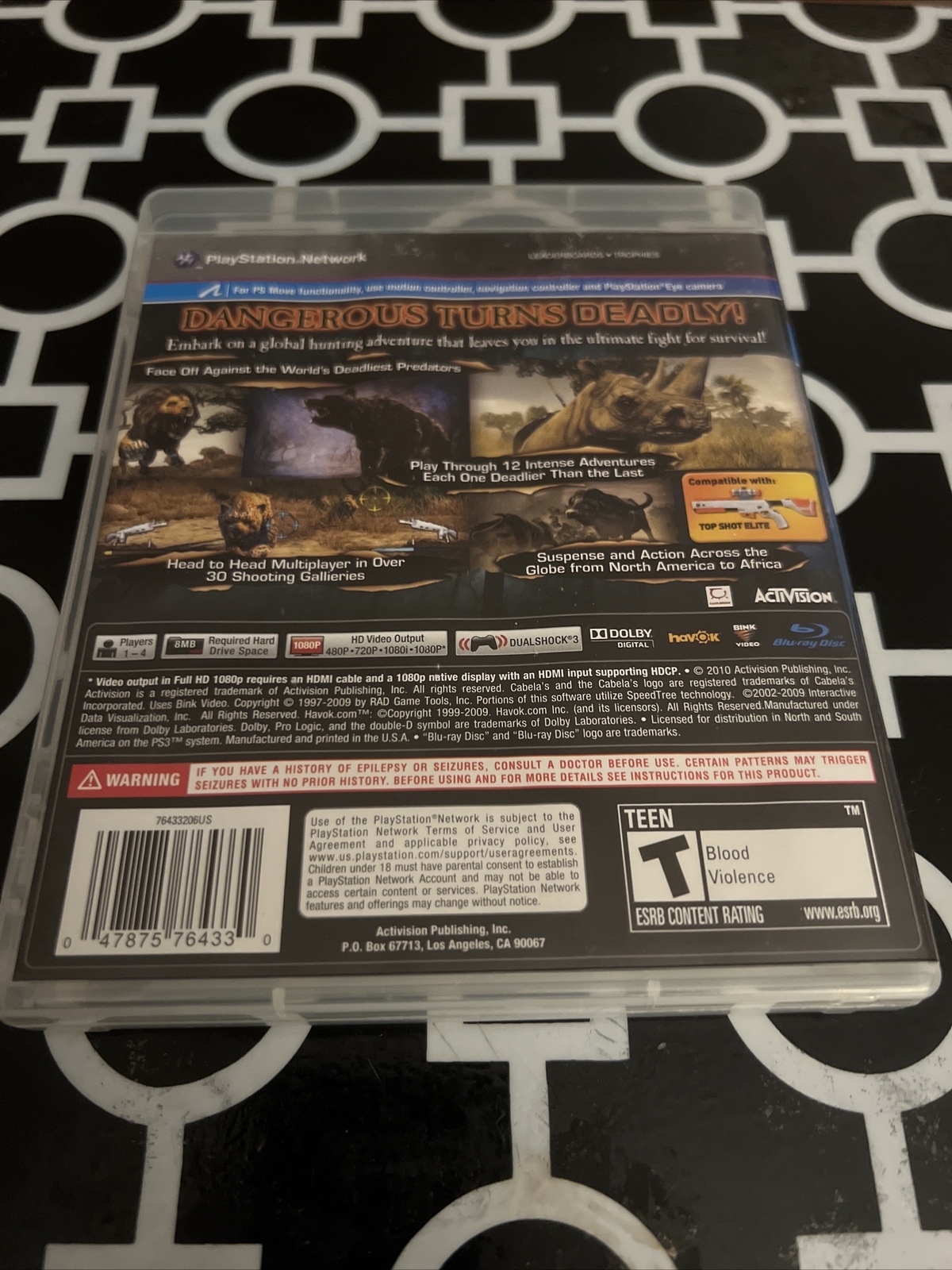 Cabela’s Dangerous Hunts 2011 (Sony PlayStation 3, 2010)