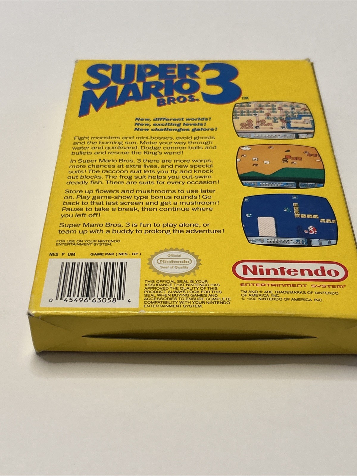 Super Mario Bros. 3 NES Nintendo Complete CIB Tested Box Manual Insert Authentic