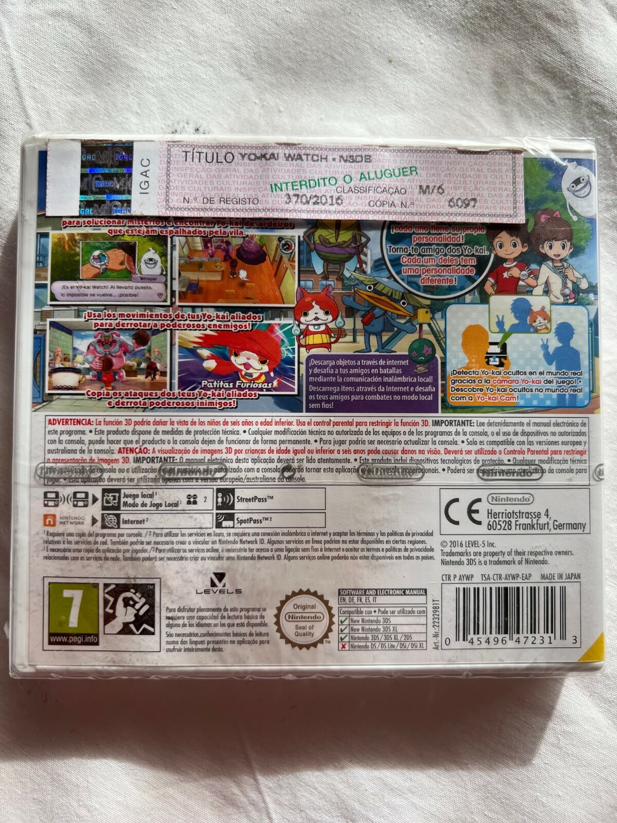 YO-KAI WATCH 1 Nintendo 3DS New Sealed PAL ESPANA English