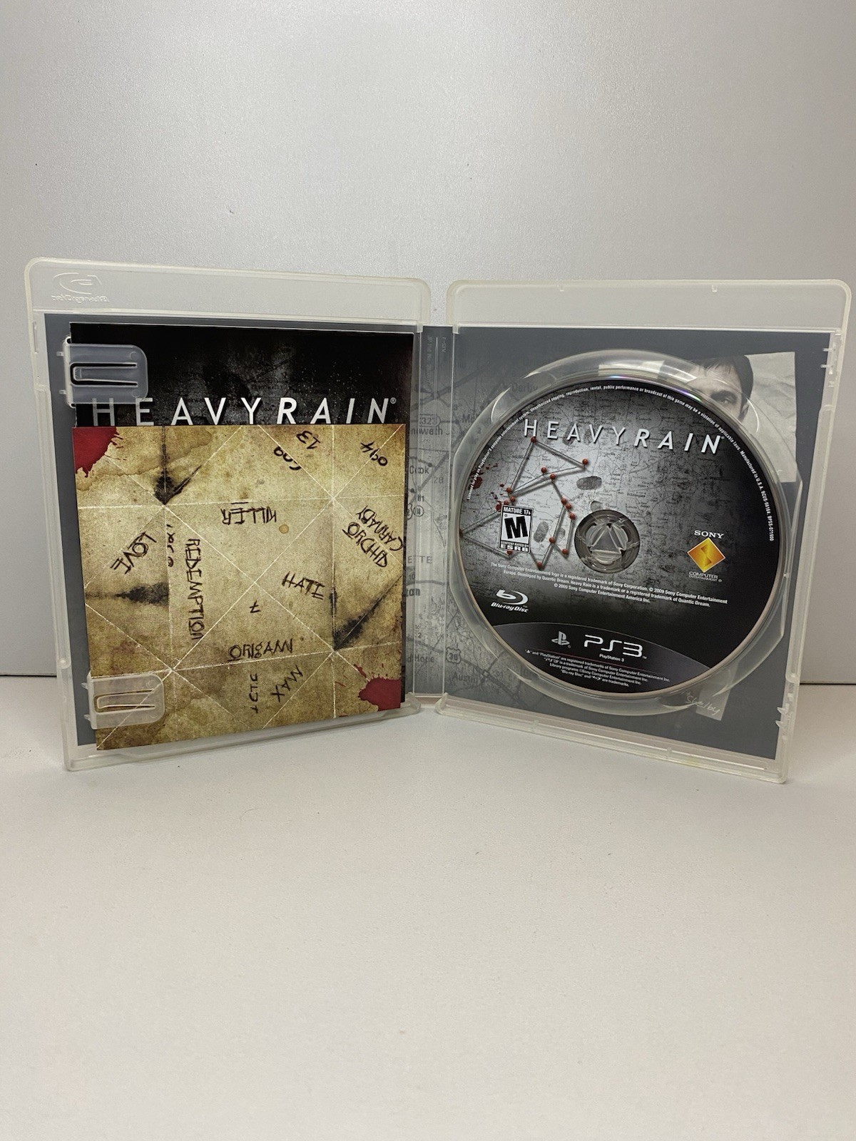 Heavy Rain PlayStation 3 PS3 2009 CIB Tested & Working
