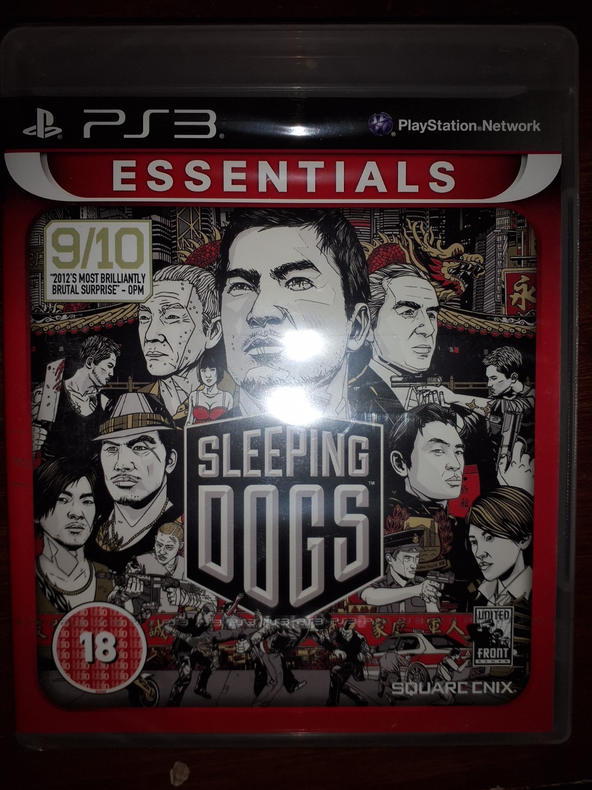 Play station PS3 Essentials Sleeping Dogs R18 ORIGINAL PACKAGING.