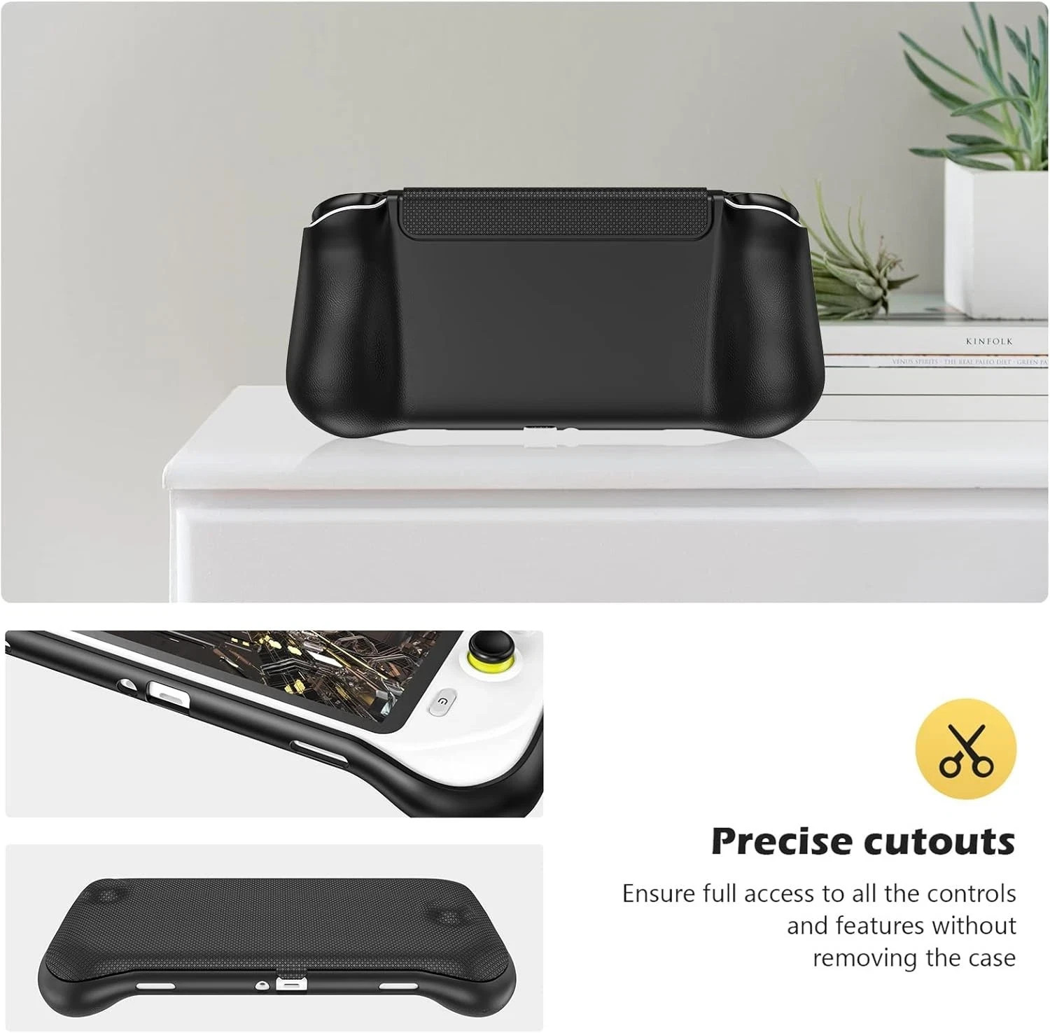 Flip Case for Logitech G Cloud Handheld with Front Cover, Upgraded Protective Ca