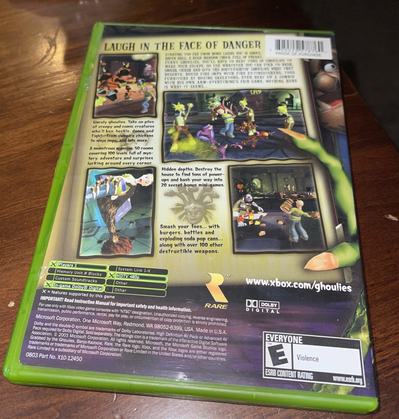 Xbox Grabbed by the Ghoulies (#) /Xbox (UK IMPORT) Game NEW