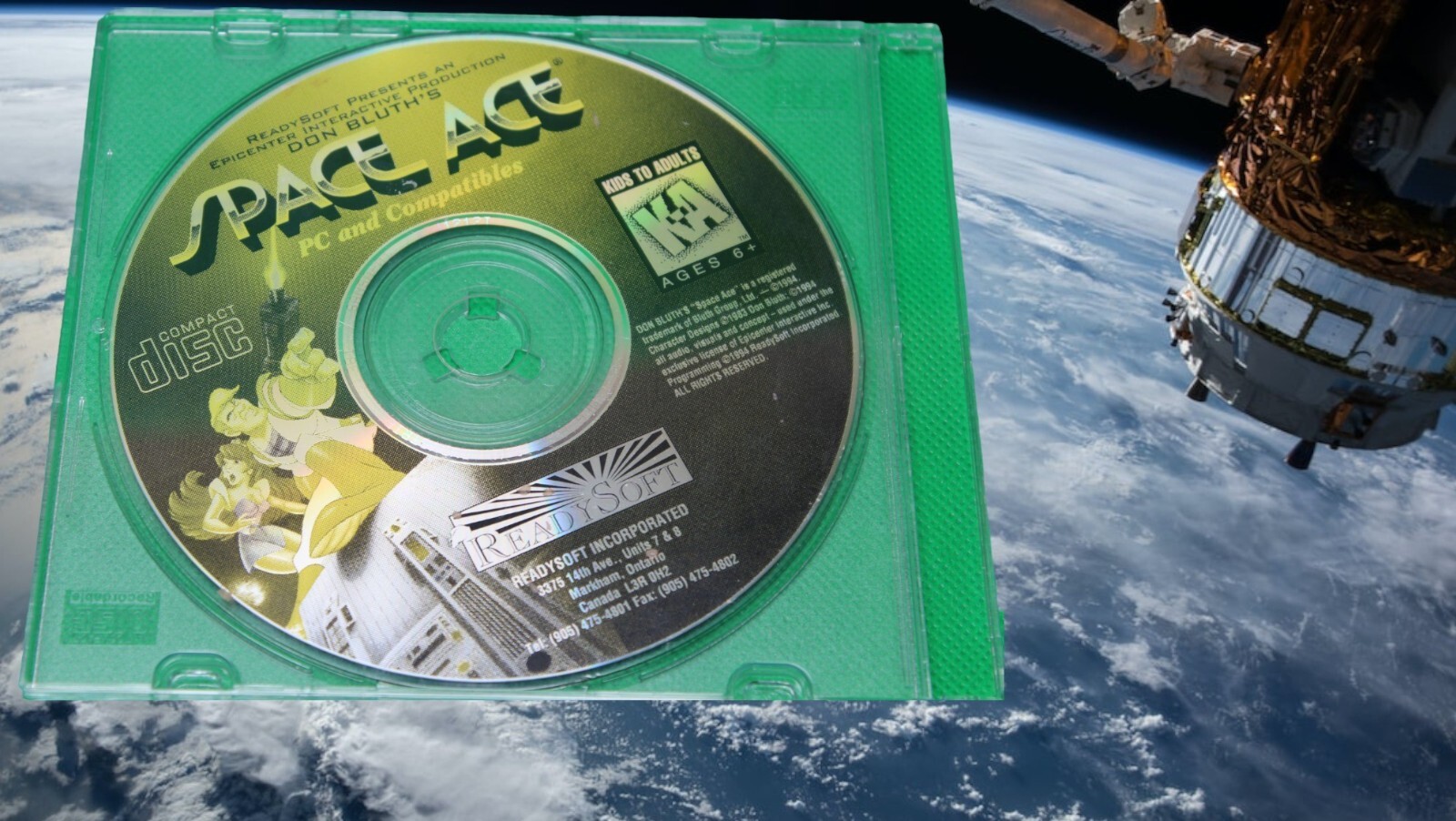Don Bluth’s Space Ace PC CD-Rom 1994