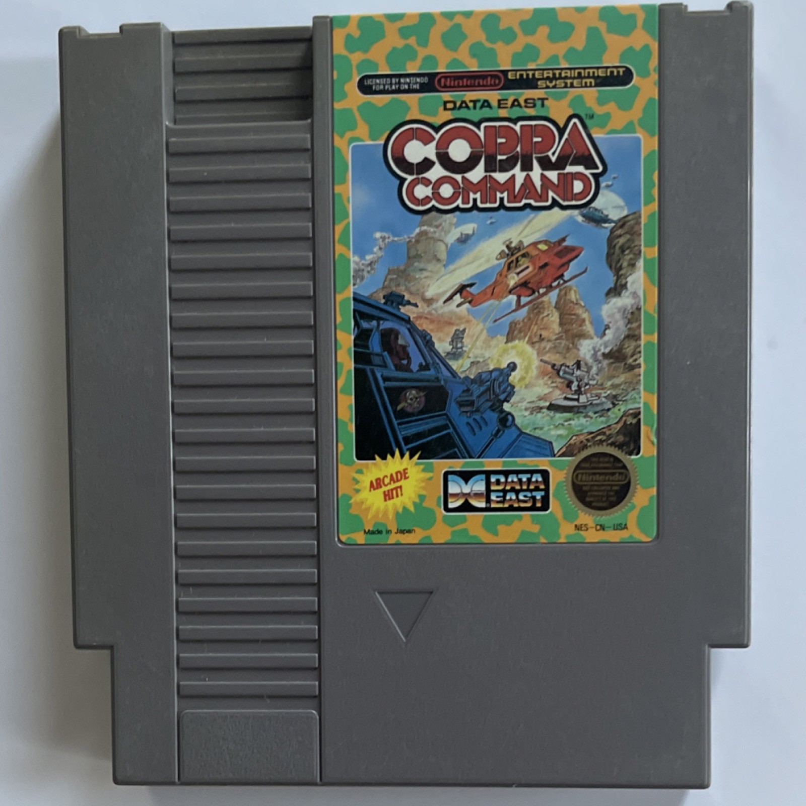 Tested and verified Data East Cobra Command Nintendo NES