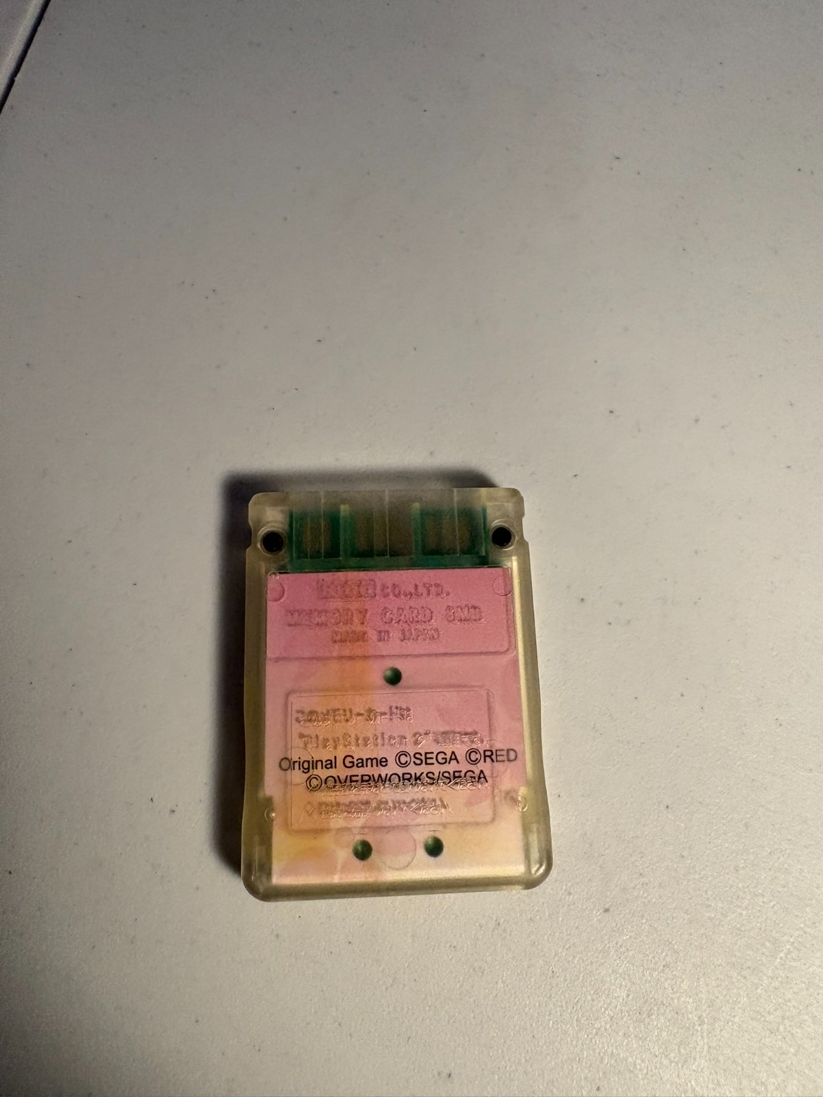 Sony PlayStation 2 PS2 Hori Memory Card Case Sakura Taisen Wars Pink 8MB
