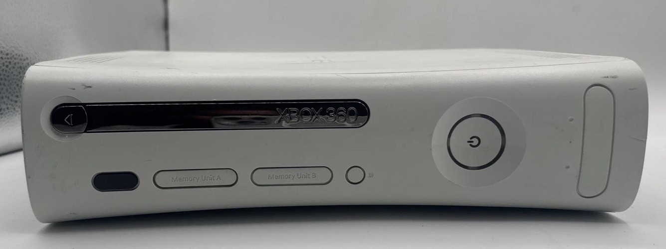 Microsoft Xbox 360 White Console Only Untested No Power Cord AS-IS
