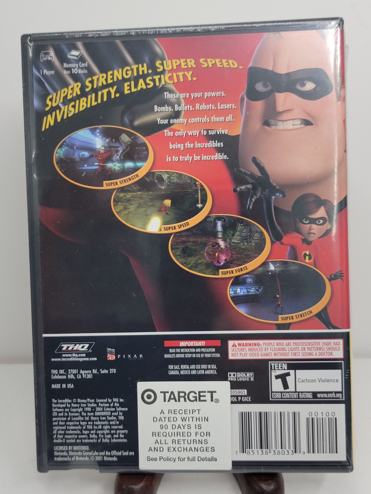 The Incredibles (Game Cube ) New – Sealed!