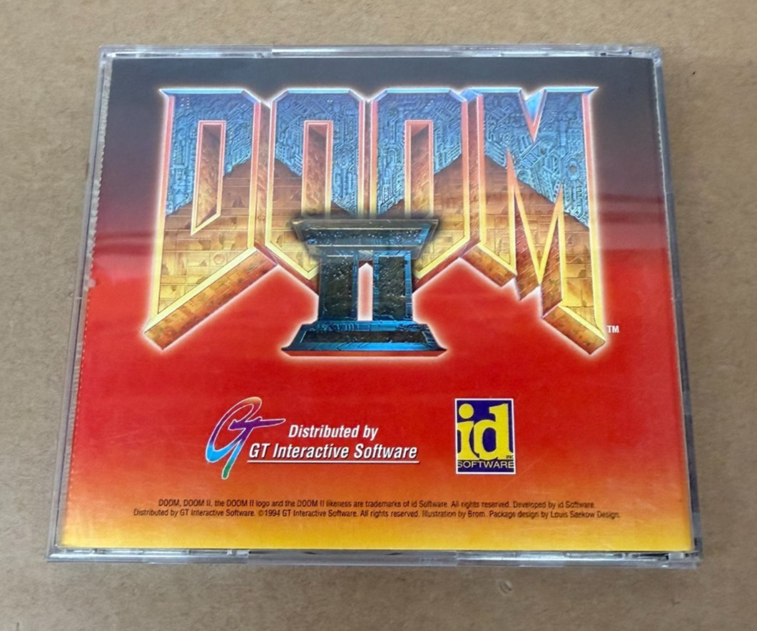 Doom II (PC, 1994) CD-ROM Windows 95 Vintage Computer Game