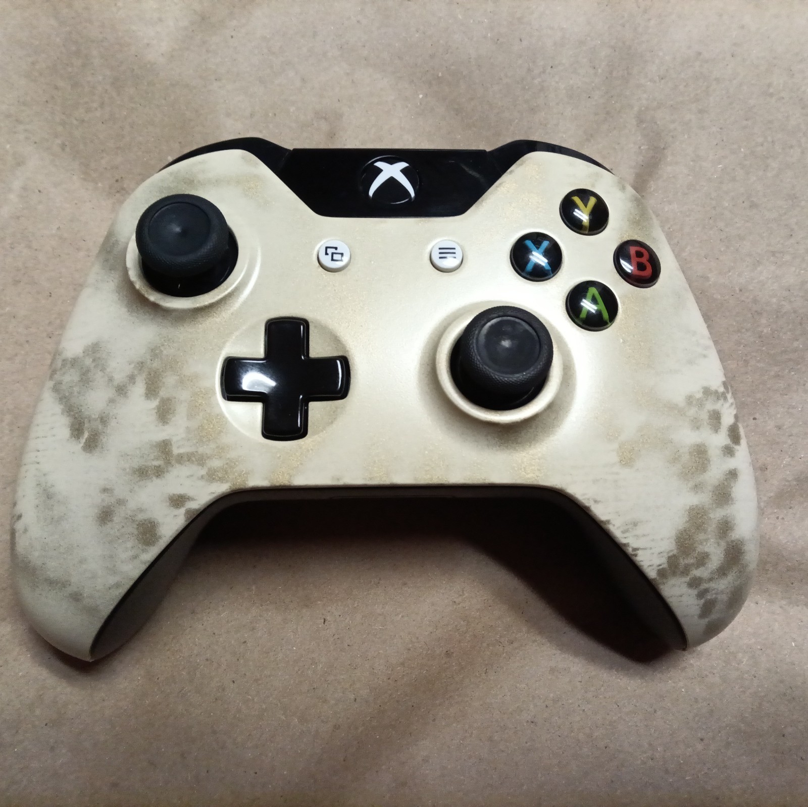 Xbox One Wireless Controller 1537 (Golden Cream) Cleaned Tested And Working