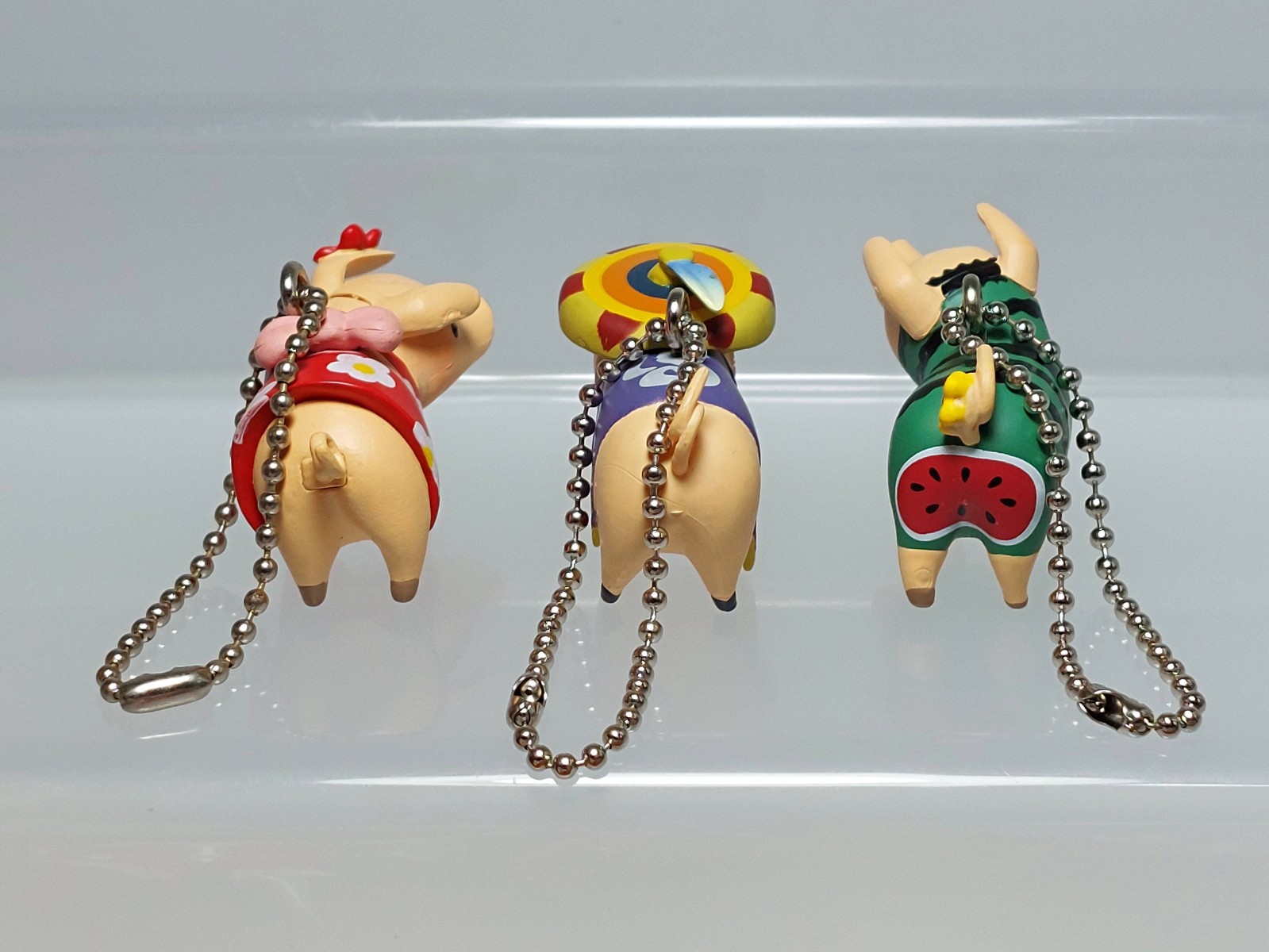 Monster Hunter Capcom Figure Builder Poogie Costume Keychain Set 2011 0.8-0.9in