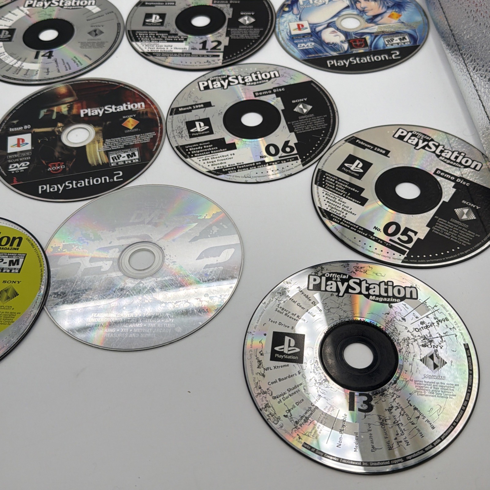 Lot Of 31 PlayStation 2 PS1 Playstation Magazine Demo Discs AS IS Untested Demo
