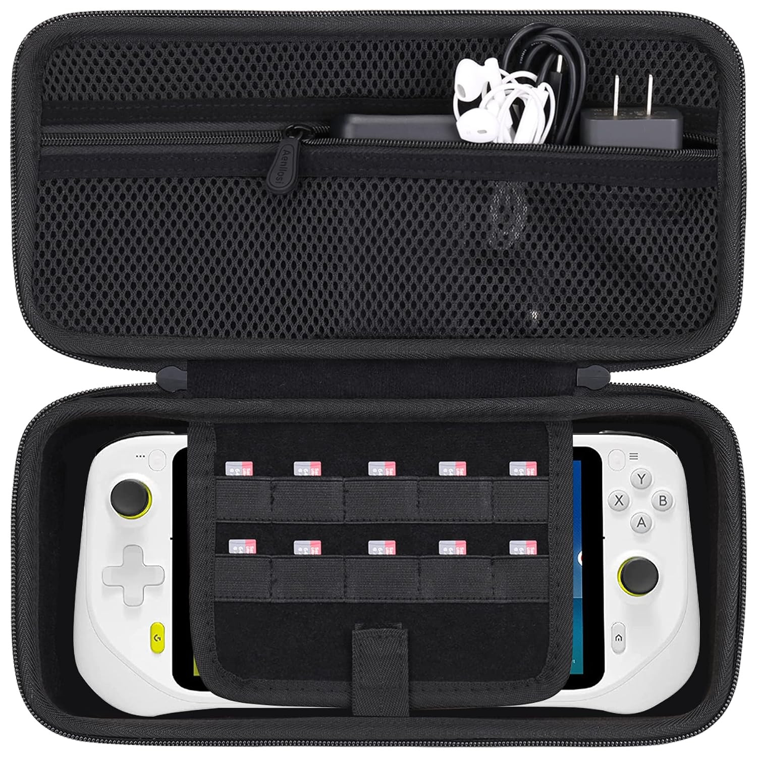 Hard Carrying Case Replacement for Logitech G Cloud Gaming Handheld,Black (Only