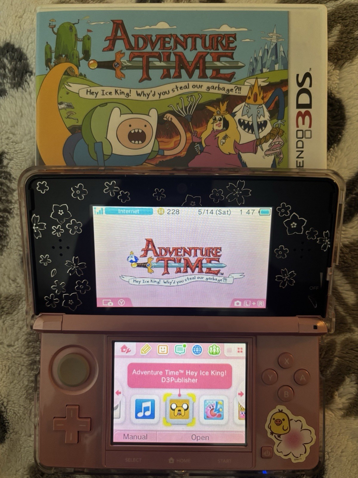 Adventure Time: Hey Ice King! Why’d You Steal Our Garbage?!! 3DS [TESTED]