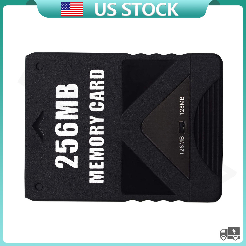 256MB Megabyte Memory Card Fit Sony PlayStation 2 PS2 Slim Game Console