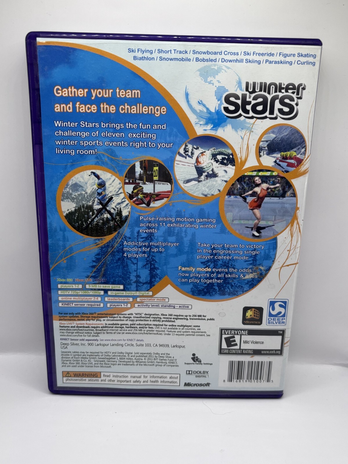 Winter Stars – Xbox 360 Complete CIB Tested Working