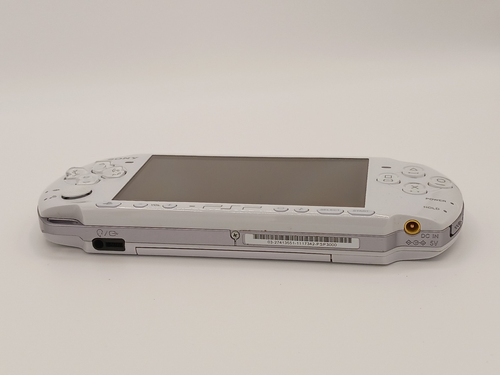 Sony PSP 3000 Pearl White Console w/ New Battery Charger & 5 Games Japan