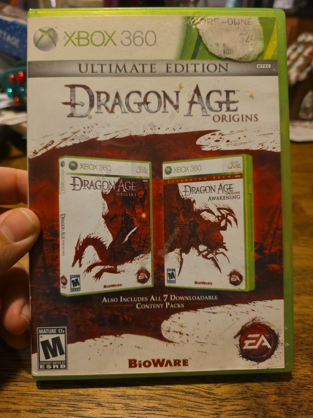 Dragon Age: Origins Ultimate Edition (Microsoft Xbox 360, 2010) No Manual