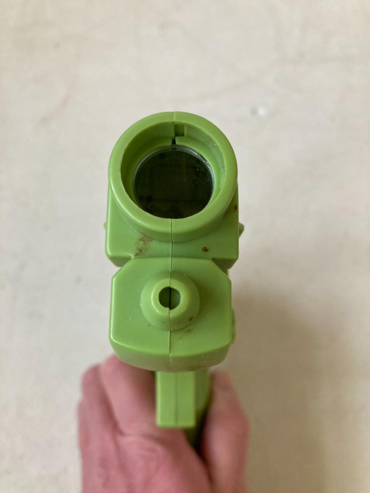 Nuby Peacemaker Light Gun Controller for Sony PlayStation 1 PS1 Green Untested