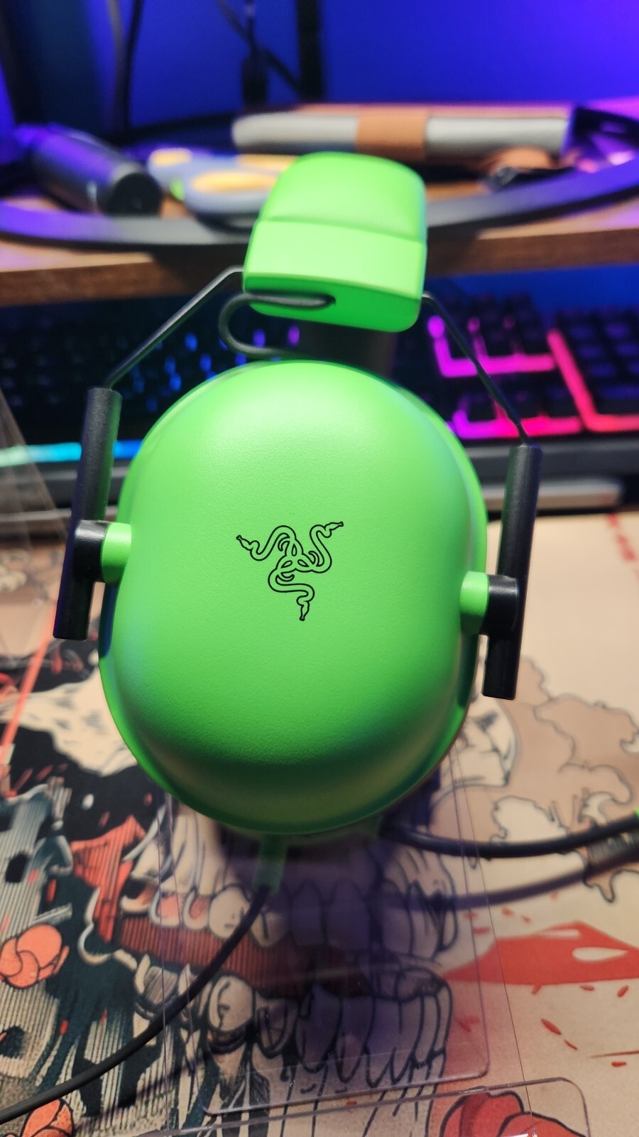 Razer BlackShark V2 X Gaming Headset 7.1 Surround Sound – Green