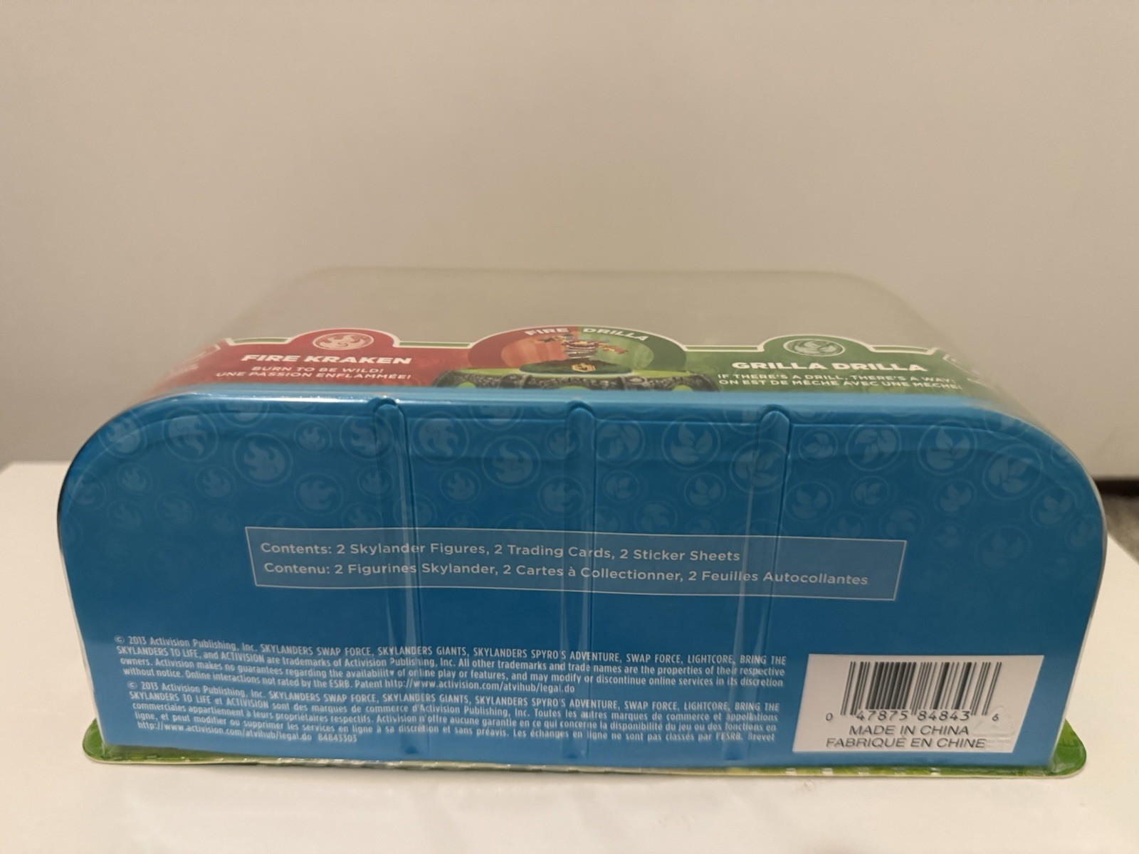 NEW IN BOX Skylanders Swap Force Fire Kraken & Grilla Drilla Factory Sealed