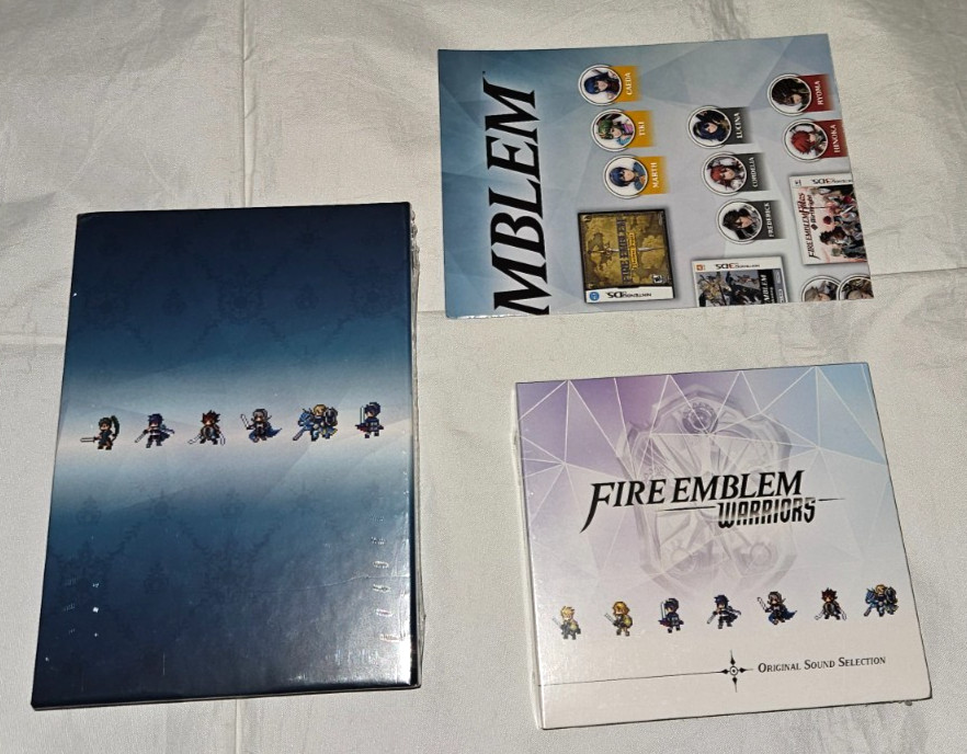 Nintendo Switch Fire Emblem Warriors Speical Edition NO GAME Card Set Poster CD