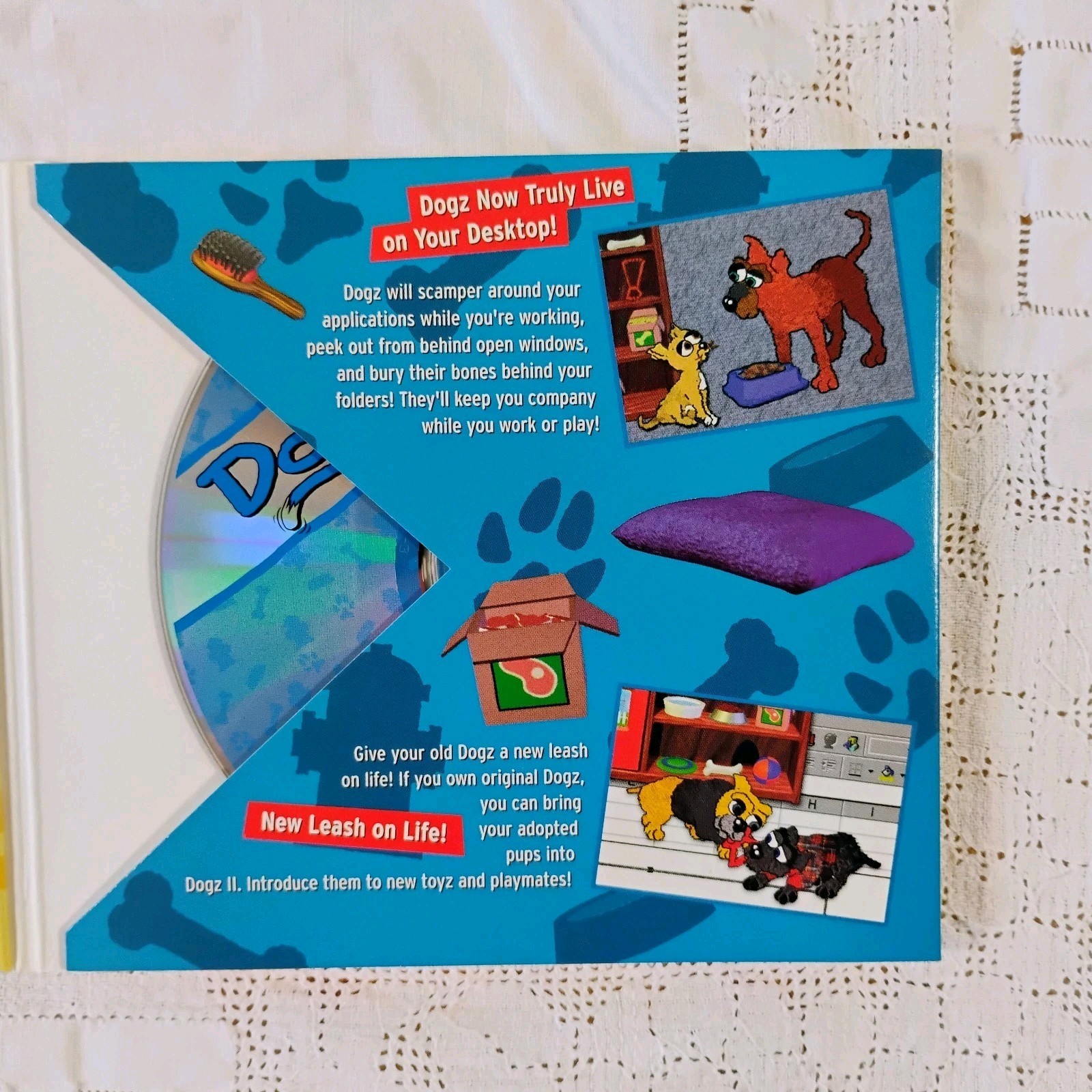 Dogz II Your Virtual Petz PC Windows 95 1997 Pet Game CD ROM PF.Magic