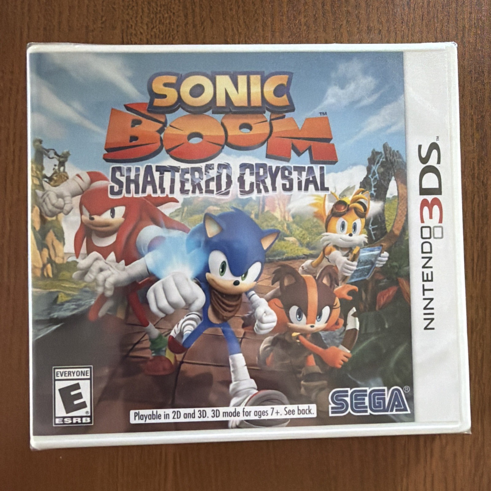 SONIC BOOM SHATTERED CRYSTAL FOR NINTENDO 3DS, FACTORY SEALED