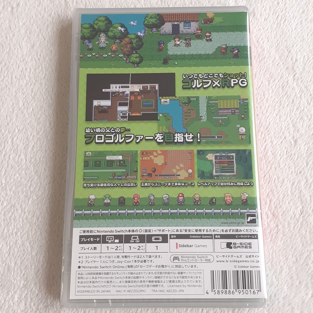 Golf Story Nintendo Switch Japan Game in English Neuf/New Sealed RPG B-Side Game