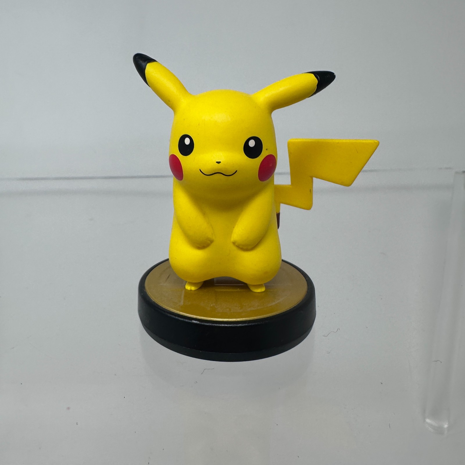 Amiibo Pikachu Figure Super Smash Bros Pokemon Yellow Mouse Nintendo Toy 3″
