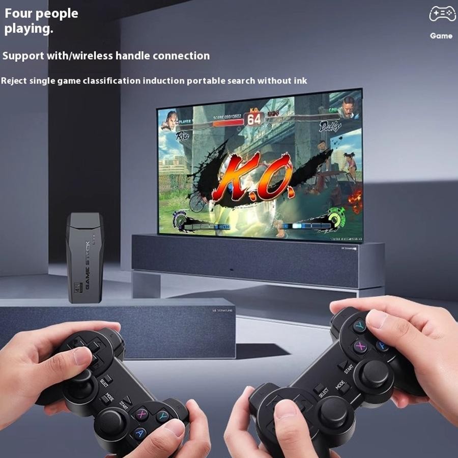 4K HDMI Retro Game Console Output Plug and Play 20000+ Game Gamepad Controllers