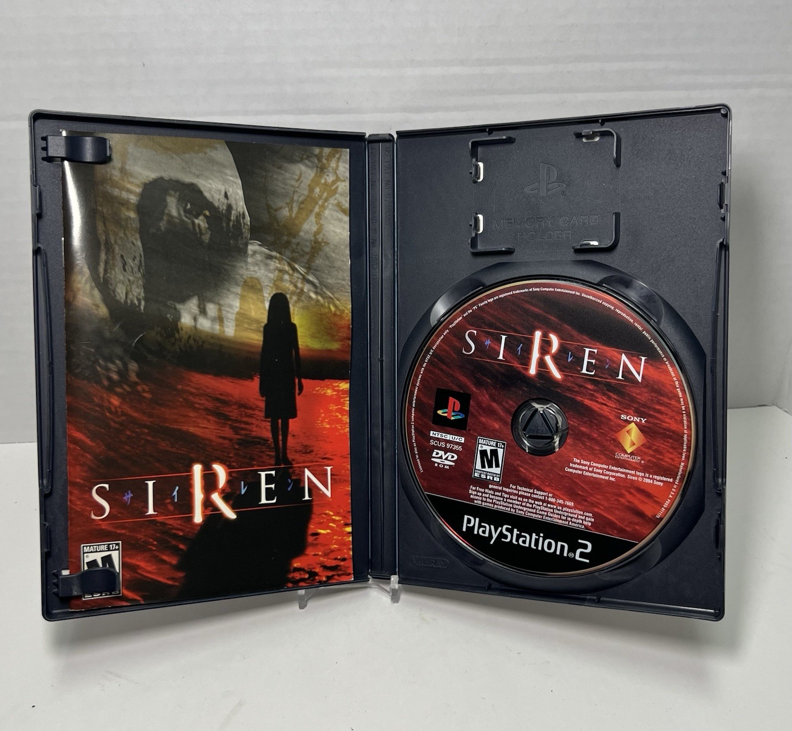 Siren PS2 PlayStation 2 Complete CIB Horror Black Label Tested ••