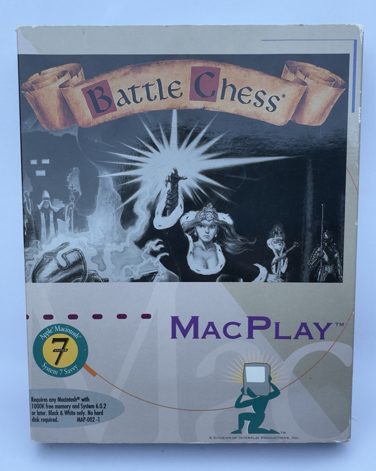 Vintage Battle Chess For Apple Macintosh Big Box Edition 1993 Complete In Box
